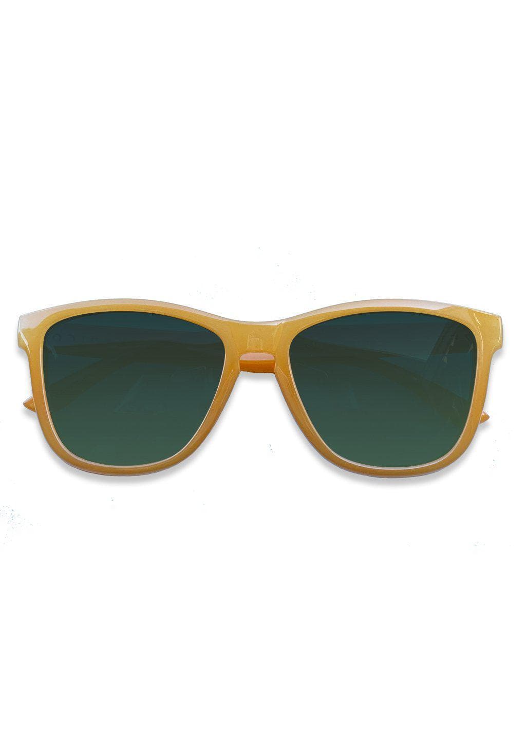 MOOD Wayfarer V2 Lemon - Färgglada Solglasögon Gula