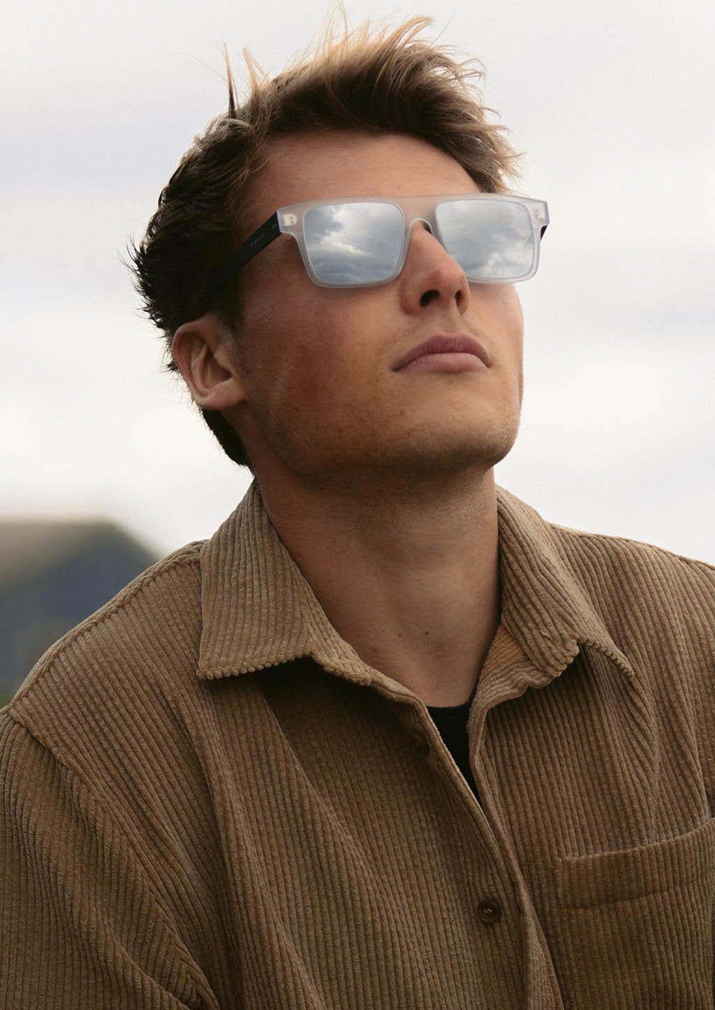 Hybrid Cubic Carbon Fiber Solglasögon - Acetat & Kolfiber